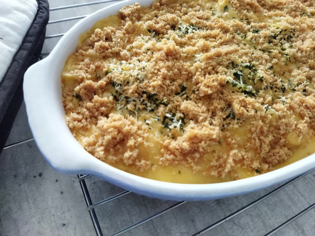 Pyszna zapiekanka makaronowa z warzywami wegetariańska, którą pokochasz